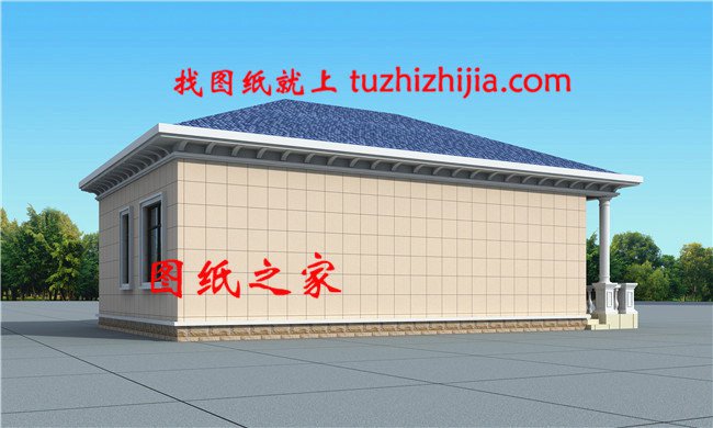 4款120平米左右農村小平房圖，造價10萬左右，鄰居紛紛效仿