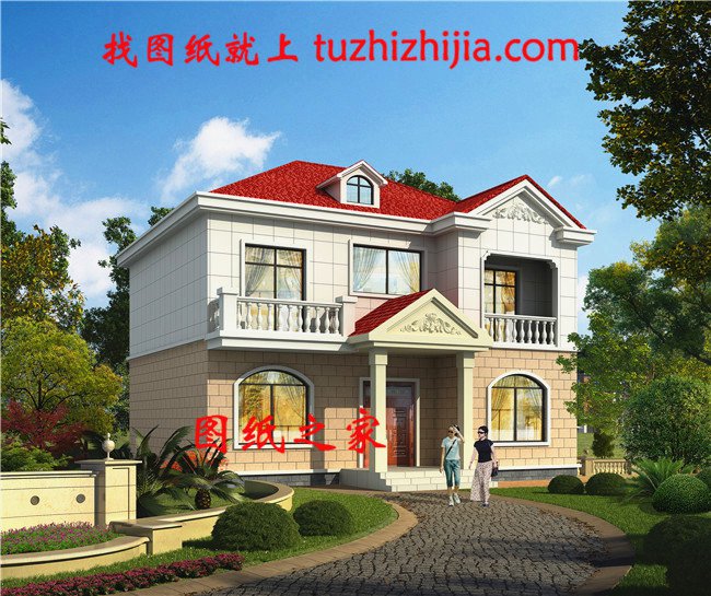 3款火爆了朋友圈的二層樓設計圖紙，造價15萬左右