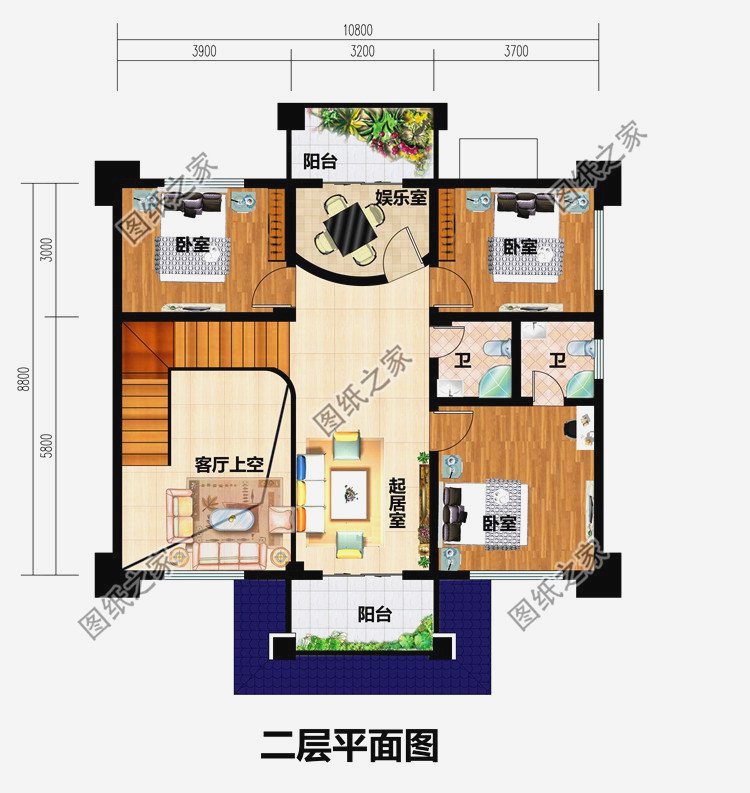 4款農村二層樓設計圖，簡單大氣，造價25萬左右
