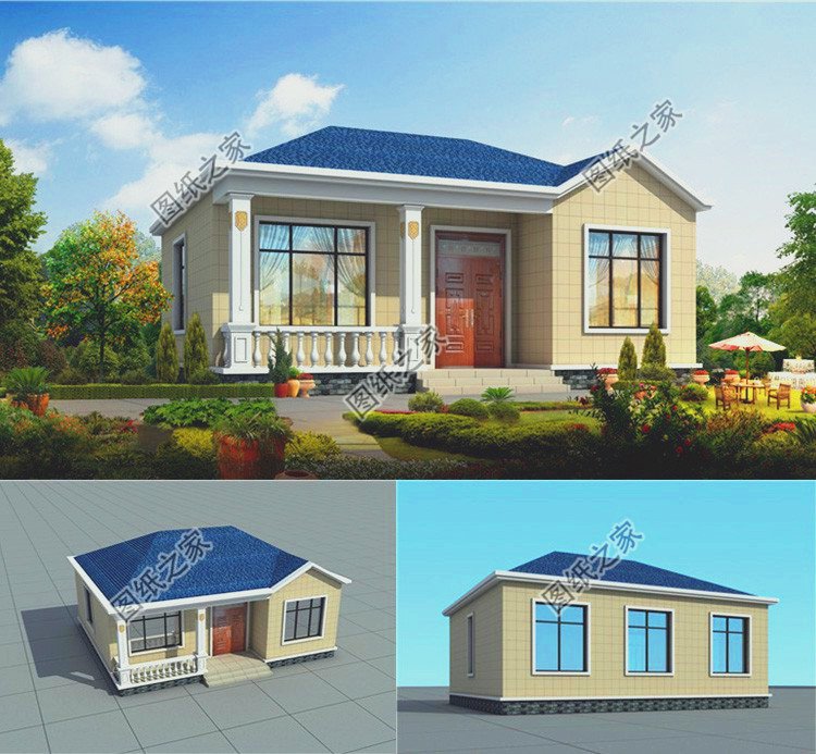 10款農村普通一層樓房設計圖，有驚艷到你嗎？