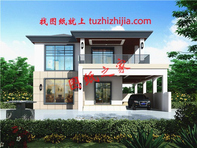 農村二層樓簡單大氣圖紙，讓城里人羨慕吧