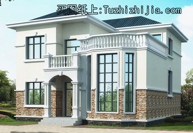 農村二層樓簡單大氣圖紙，讓城里人羨慕吧