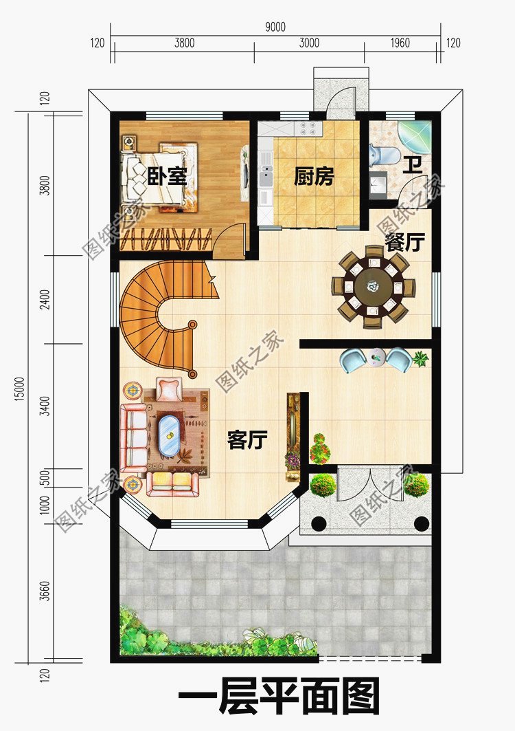 最好看的農(nóng)村5款三層樓房設(shè)計(jì)圖，蓋好驚艷全村