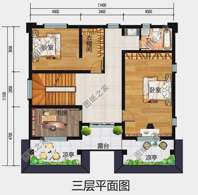 最好看的農(nóng)村5款三層樓房設(shè)計(jì)圖，蓋好驚艷全村