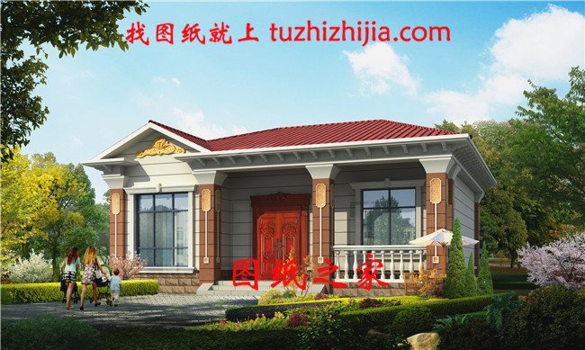 一層樓怎么蓋房最漂亮，這5款設計圖告訴你，趕快收藏起來！