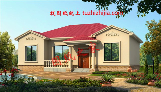 一層樓怎么蓋房最漂亮，這5款設計圖告訴你，趕快收藏起來！