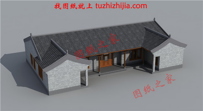 農村最適合養老的新中式一層別墅帶院子，保證看了就喜歡