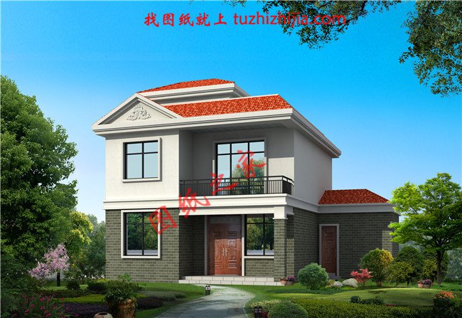 5款農(nóng)村蓋兩層樓效果圖，經(jīng)濟實用，十五萬就能蓋起來