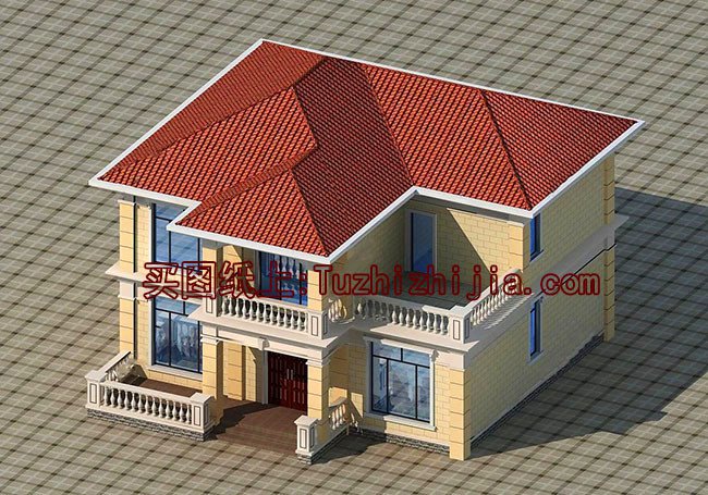 農村12米×10米二層自建房設計圖，擁有一棟你真牛