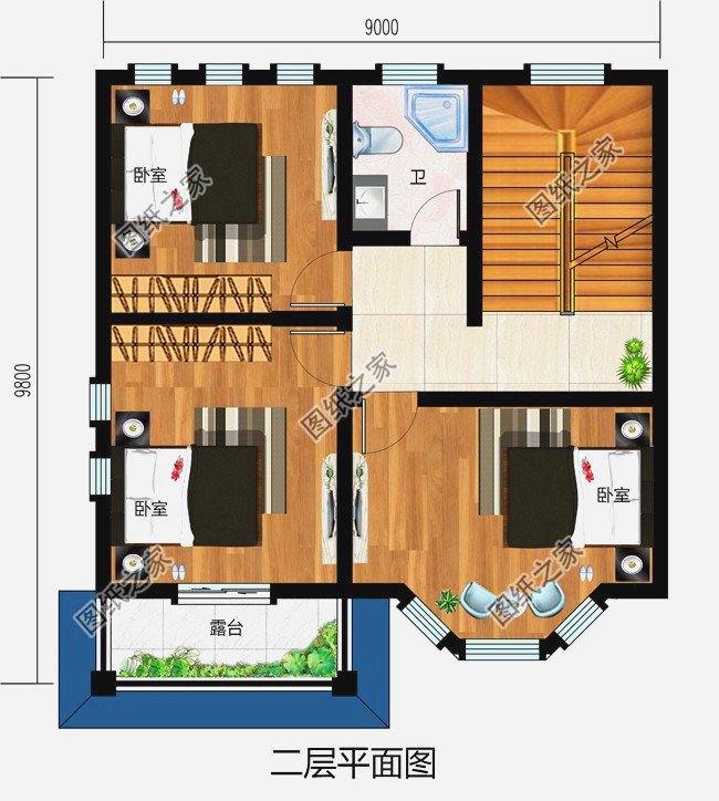 農(nóng)村二層樓房設計圖，造價10萬左右，經(jīng)濟又劃算