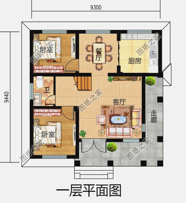 農(nóng)村二層樓房設計圖，造價10萬左右，經(jīng)濟又劃算