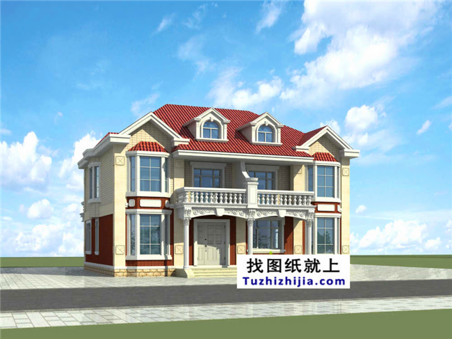 適合兄弟二人合建的雙拼別墅設計圖，經濟實用，蓋好后驚艷全村