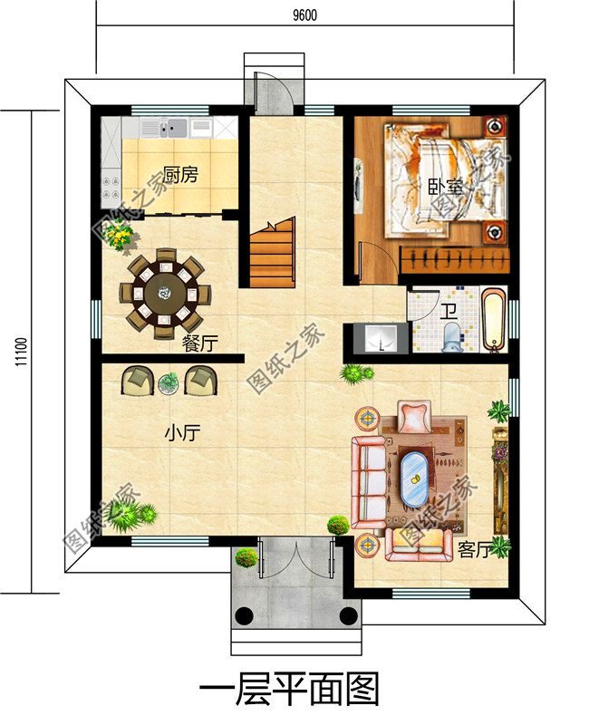 推薦：4款火爆朋友圈的好看又簡單的二層樓房設計圖，占地100平米左右