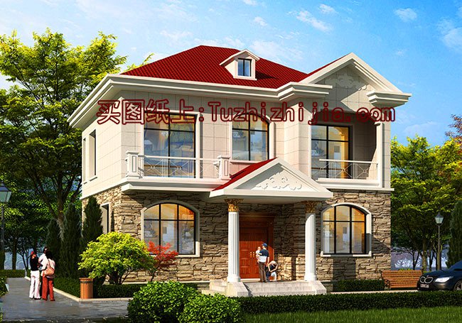 推薦：4款火爆朋友圈的好看又簡單的二層樓房設計圖，占地100平米左右