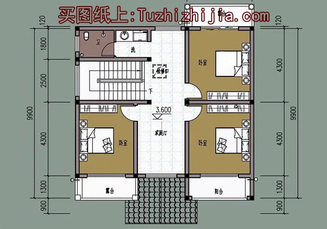 推薦：4款火爆朋友圈的好看又簡單的二層樓房設計圖，占地100平米左右