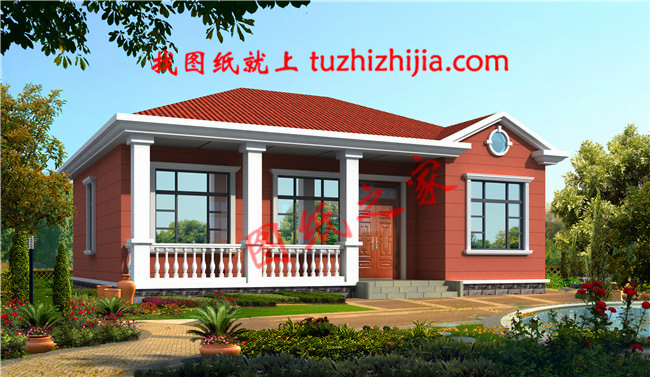 120平三房一廳圖，造價僅10萬，讓城里人羨慕吧！