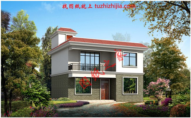 農村9米*9米建房圖，5套小戶型別墅超好看！