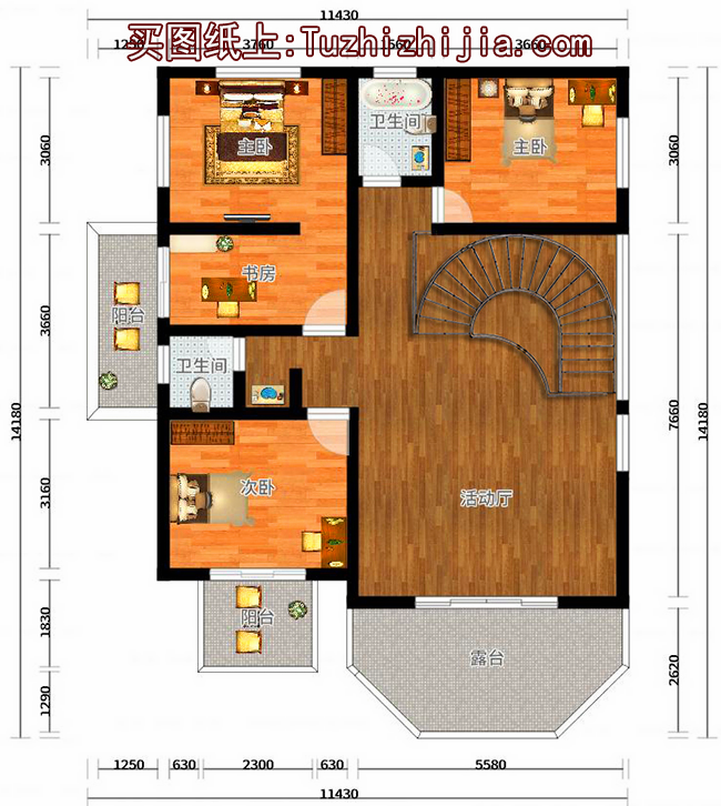 獨棟三層別墅，三代也不過時，讓城里人羨慕吧!