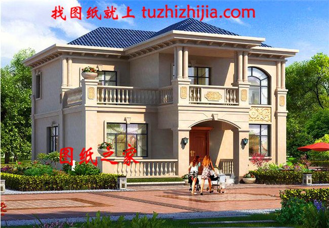 鄰居看了都說好的4款磚混二層別墅圖，看看哪個最漂亮