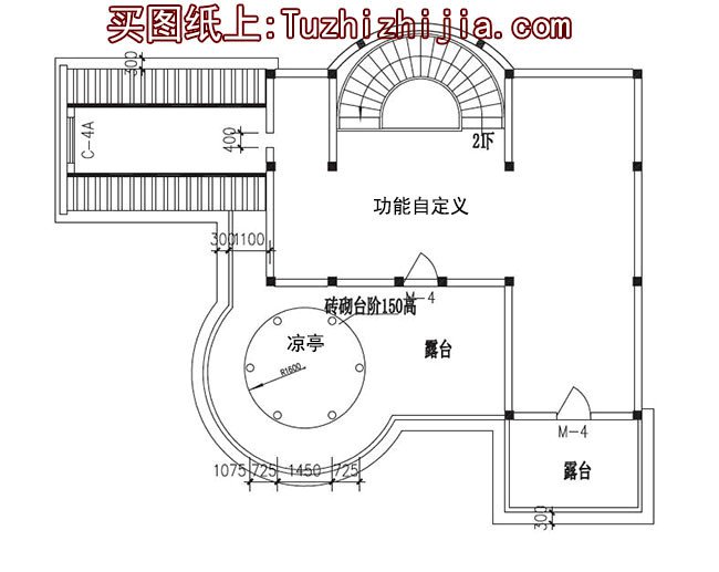 3款三層半四層別墅設計圖紙，造價50萬左右，布局簡直沒得挑