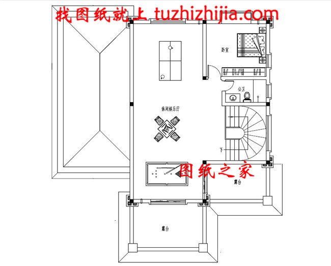 3款三層半四層別墅設計圖紙，造價50萬左右，布局簡直沒得挑