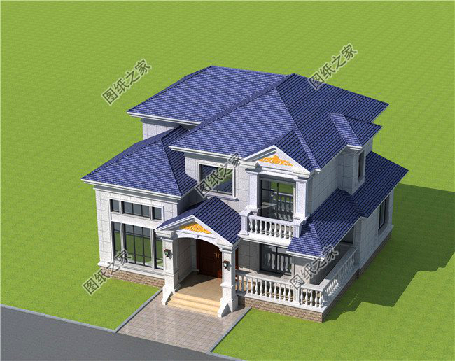 農村120平方二層小樓圖，不用借錢就能建，忍不住推薦