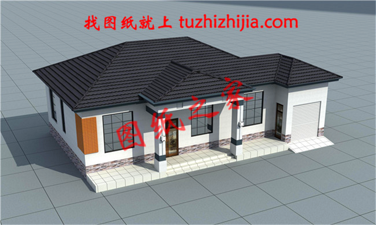 農村四室一廳的平房圖，8萬就能建起，讓你在村里脫穎而出