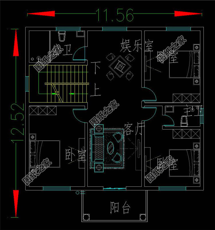 農村新式三層樓圖片，造價最低25萬，做村里最靚的房