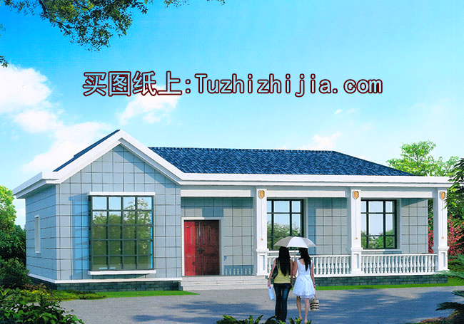 現(xiàn)代農(nóng)村一層平房圖片，簡(jiǎn)單漂亮，保證讓你眼前一亮