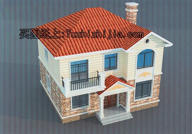 4套農村二層樓房普通設計圖，造價13萬左右，風格齊全，造價低