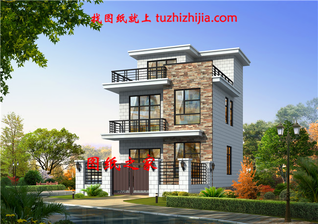 農(nóng)村三層20萬(wàn)自建房圖，不用借錢都能蓋，建好后羨慕倒一大片人