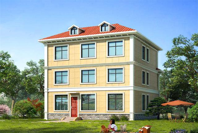 推薦：三款120平米三層農(nóng)村建房子設(shè)計(jì)圖，保證讓你眼前一亮