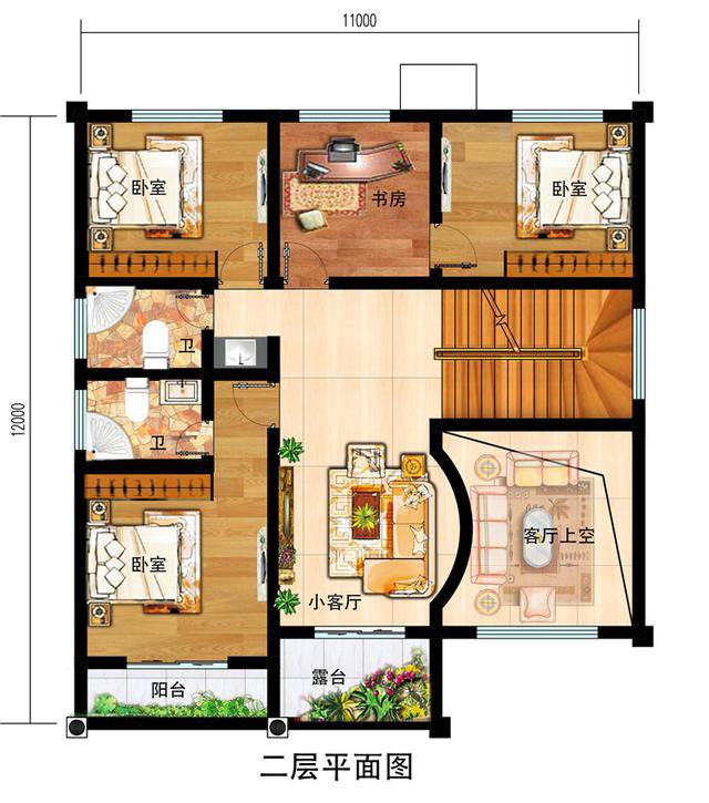 推薦：三款120平米三層農(nóng)村建房子設(shè)計(jì)圖，保證讓你眼前一亮
