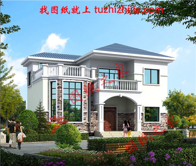 分享5套農村15-20萬二層樓房設計圖，這種設計美呆了，拿走不謝！