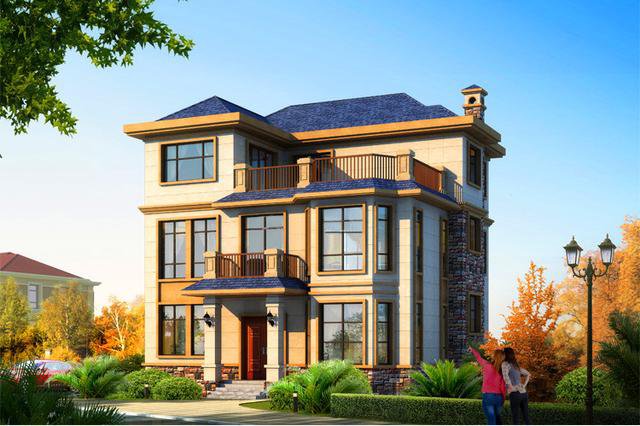 心心念念的二層半帶露臺自建房圖片，好看實用就選它了