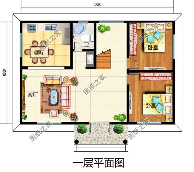 6套農村20萬元二層小樓圖，這樣的房子蓋起來那是相當有面子的