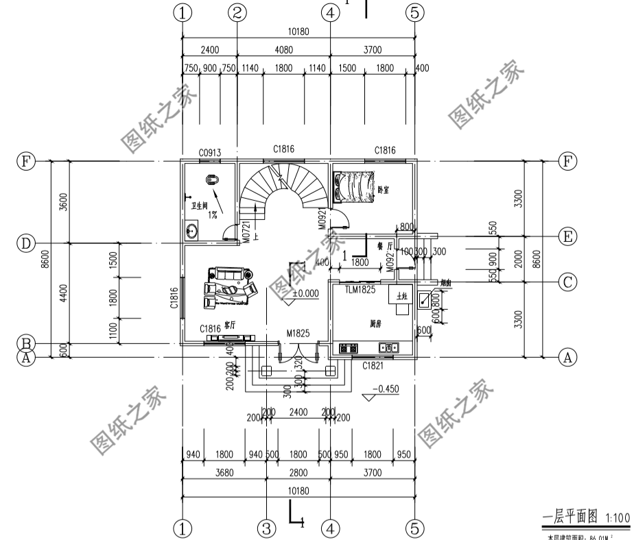 80平米農(nóng)村簡單房子效果圖，小戶型，全部送給你