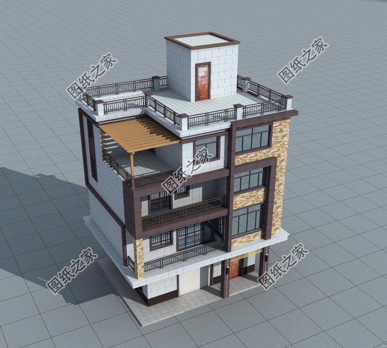 80平米農(nóng)村簡單房子效果圖，小戶型，全部送給你