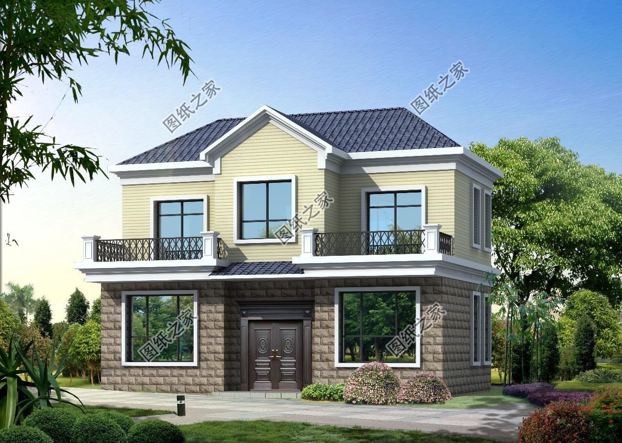 80平米農(nóng)村簡單房子效果圖，小戶型，全部送給你