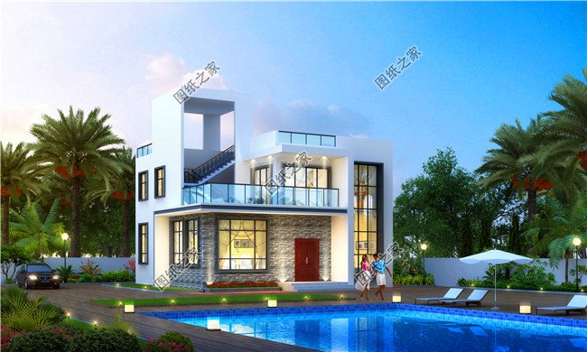 農村30萬二層樓房圖片帶院子，真正適合農村建的房子