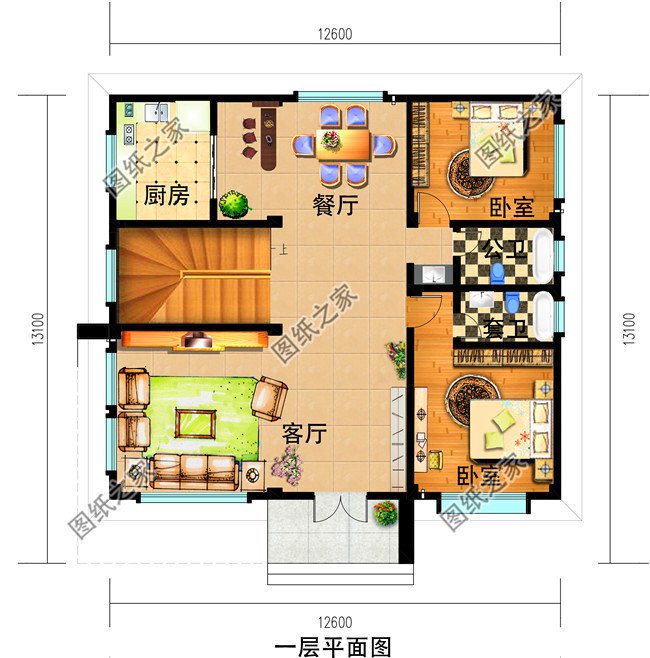 農村30萬二層樓房圖片帶院子，真正適合農村建的房子