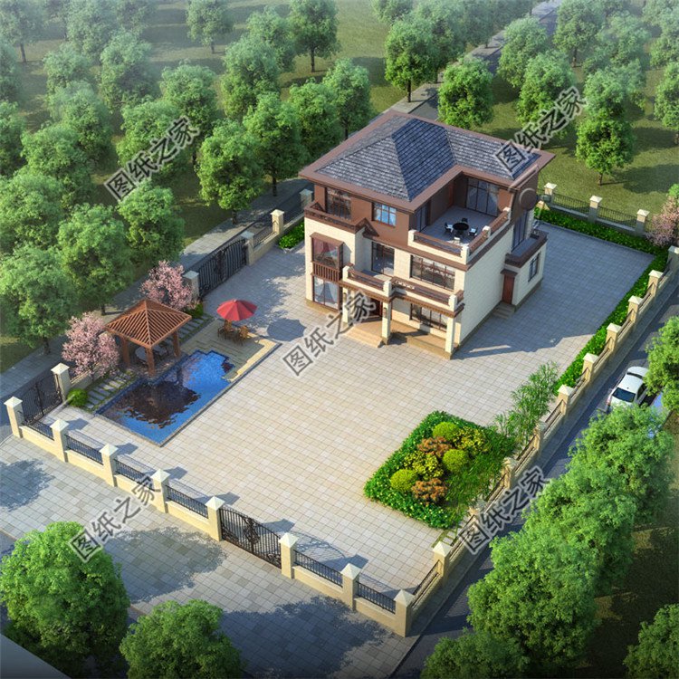 三層自建房實(shí)景圖，看了別人家建的房子，我也心動(dòng)了