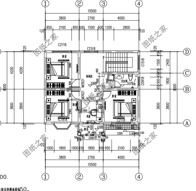 農(nóng)村自建二層小別墅圖，占地90平米，回家趕緊建，讓全村都羨慕
