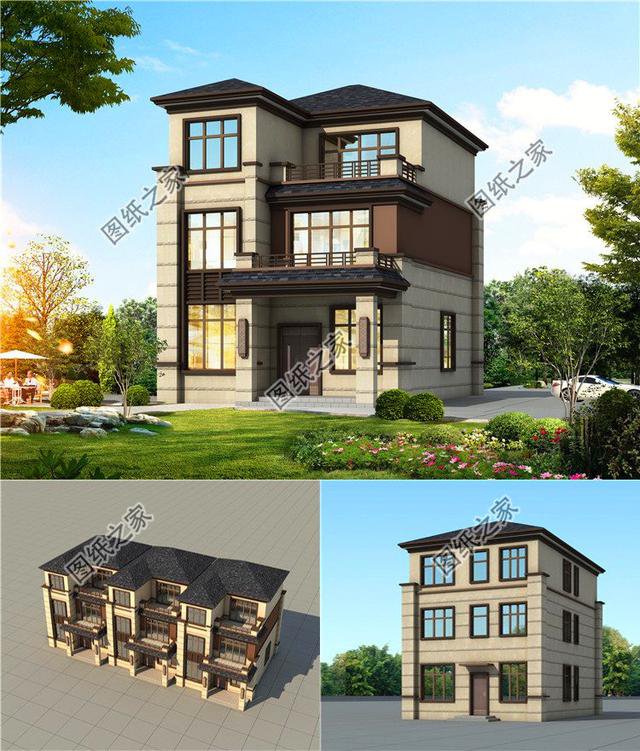 農(nóng)村三層占地90平方米自建房設(shè)計(jì)圖，簡(jiǎn)直就是小宅基地的福音