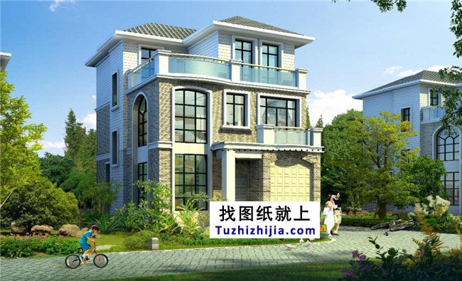8*12自建房設計圖，外觀洋氣，簡單實用