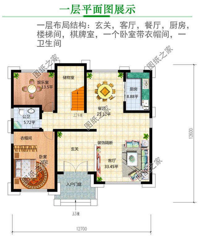 4套三層帶陽臺別墅設計圖，準備建房的朋友可千萬別錯過