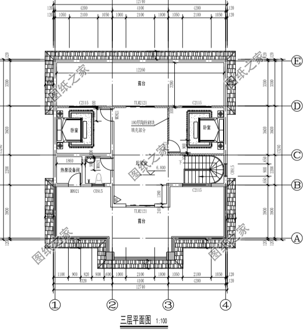在農村建普通三層三間樓房怎么建呢？快快收藏圖紙起來