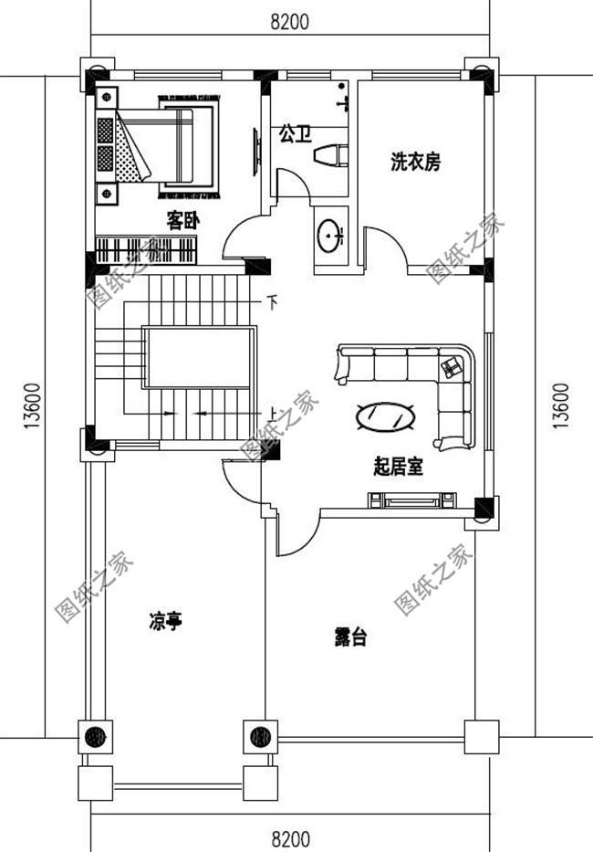南方農村三層半房屋圖，外觀時尚大氣，這才是五年內最好的投資