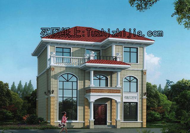 10x12米自建套房圖紙，包括一層到三層，你想要的都有