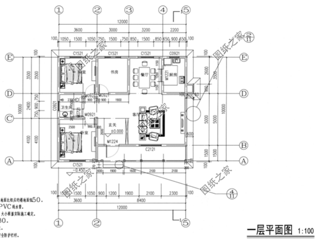 120平米農村一層樓設計圖，最實用的設計圖紙都在這兒了